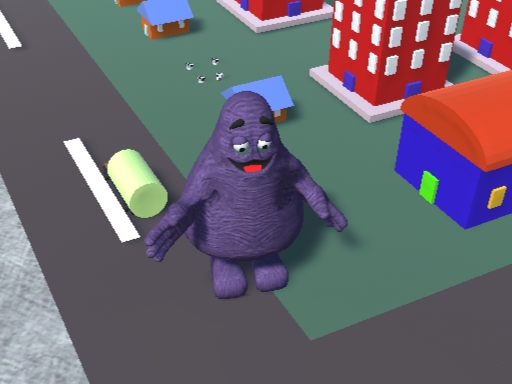 Grimace Shake City Chaos 